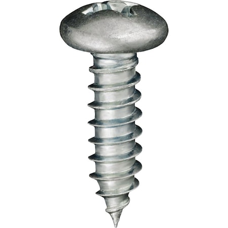 Auveco #12 X 3/4 PHILLIPS PAN HEAD TAP SCREW ZINC, 100PK 2367